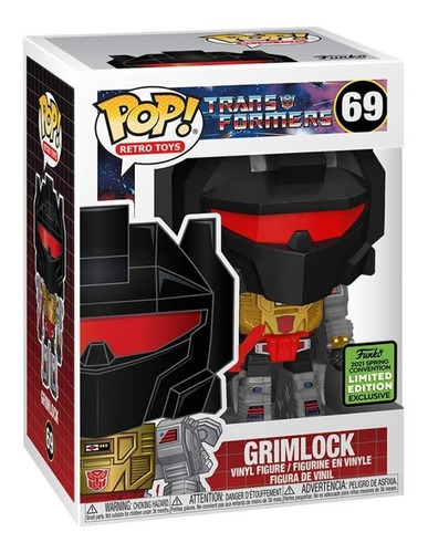 Imagen 1 de 1 de Transformers Grimlock Fuko Pop 2021 Spring Convention