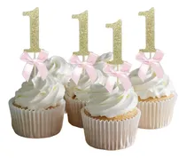 Comprar 40 Cake Toppers Decoracion Numero Fiesta Cumpleaños
