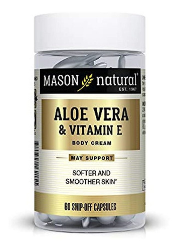 Mason Natural Aloe Vera & Vitamina E Hidratación Terapia De