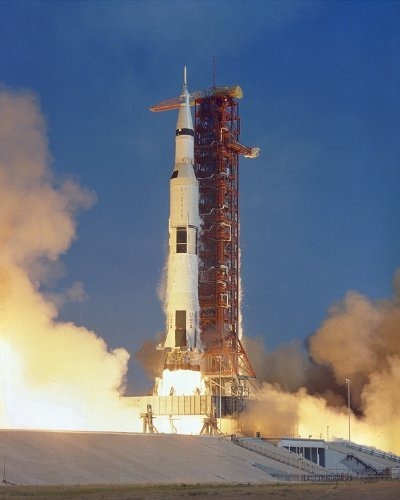 Nueva 8 x 10 la Nasa Foto: Apollo 11 lanzamiento, Primeros H