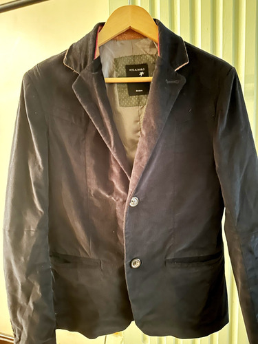 Saco Blazer Hombre Vete Al Diablo Pana Entallado Divino (Usado)