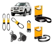 Comprar Kit Correia Dentada + Alternador + Direção Hidraulica + Ar Condicionado + Tensores Mitsubishi Pajero Sport 2.5 2006