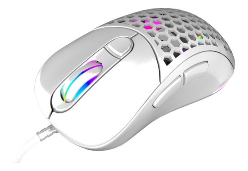 Imagen 7 de 7 de Mouse Gaming Vsg Aquila Air Blanco Gloss 61g 16000dpi