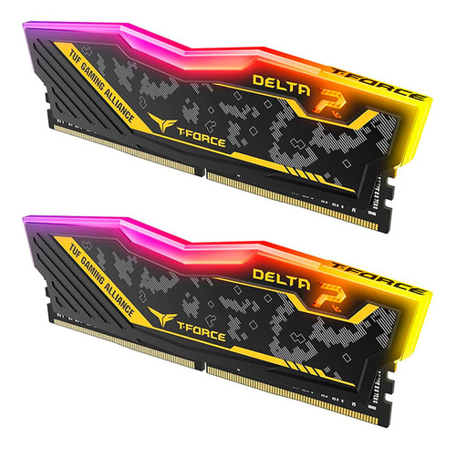 Memoria Ram Ddr4 64gb 3200mt/s Teamgroup T-force Delta Rgb