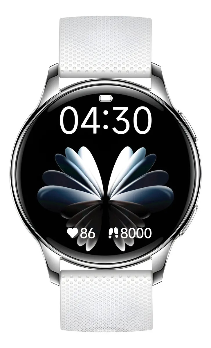 Relogio Smartwatch Feminino,smartwatch Inteligente,relogio Esportivo Feminino,relogio Smartwatch, Relógio Inteligente Mulher Smartwatch Esportivo Redondo,corbranco