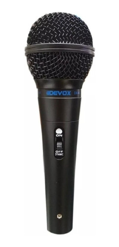 Microfone Profissional Barato Voz Devox Dx-48 C/ Cabo 4,00m