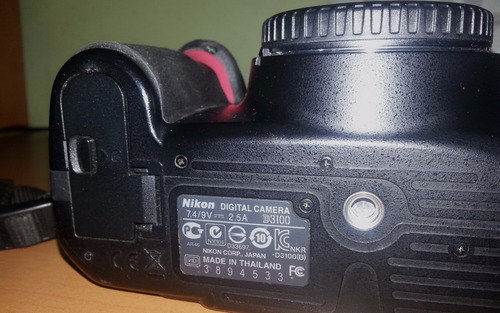 Imagen 5 de 6 de Cámara Nikon D3100 Sin Cargador (leer)