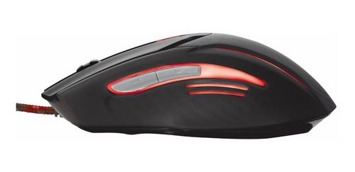 Mouse Trus Gxt 152 Gaming Iluminación Led 6 Botones Negro