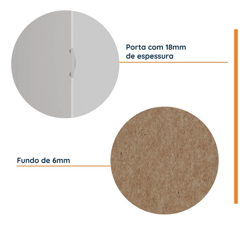 Guarda Roupa Modulado De Canto Com Espelho 6 Portas 3 Wt