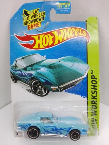 Hot Wheels - 69 Corvette Heat Fleet Del 2014 Malaysia Bs