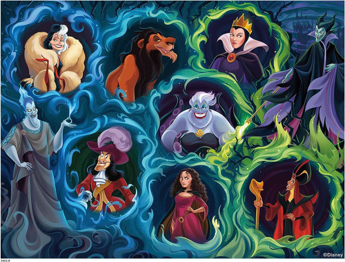 Rompecabezas De 3 A 1500 Piezas De Ceaco - Disney - Villains