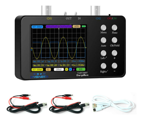 Osciloscopio Digital Portátil Compacto De 50 M De Muestreo D