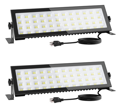 Oooled Paquete De 2 Luces Led Para Tienda, 100 W, 13000 Lume