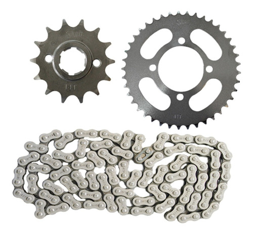 Kit De Sprocket Sayto P/ Ax 100 (42 X 14t 428h X 112l)