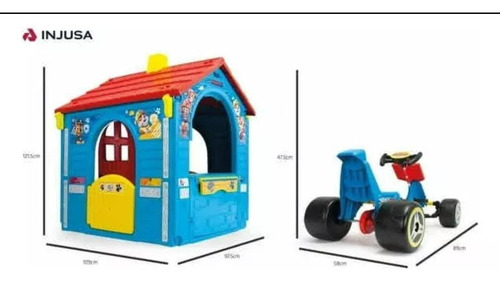 Set De Juego Paw Patrol Casita Y Go Kart