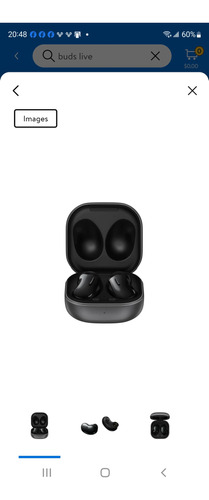 Samsung Galaxy Buds Live Earbuds, Wireless With Charging Cas
