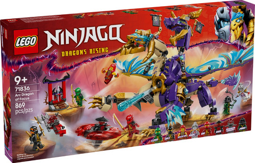 Lego® Ninjago® Arco Dragão De Foco; Conjunto De Ninja 71836 869 Ninja