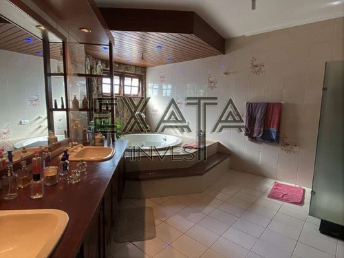 Imagem 28 de 30 de Casa Em Condomínio À Venda, Linda Casa Rústica De Tijolinho, Com Detalhes Em Pedra Na Fachada. Casa Bem Integrada, Arejada, Ensolarada E Envidraçada. Com Ótimo Acabamento, Constru - Ca00491 - 685906