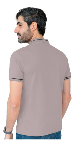 Playera Hombre Premium Cuello Con Cierre Roosevelt C372