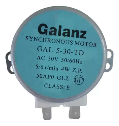 Motor para plata de microondas Galanz de 5RPM 30V 4W 