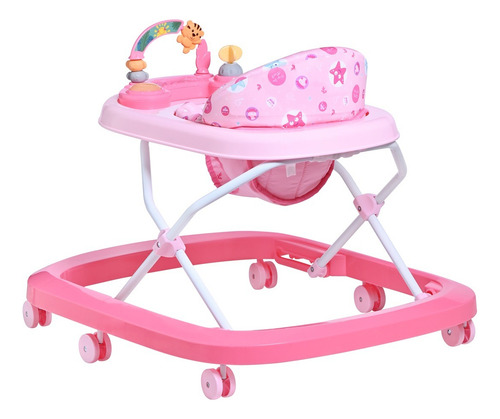 Andadera Prinsel Speedy Plegable Y Musical Color Rosa