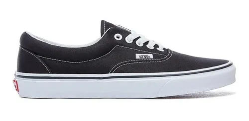 Vans negras top con blanco