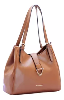 Bolsa Chenson Feminina Ombro Tote Saco 84049 Média