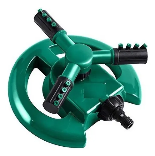 comprar Aspersor De Riego Rociador De Agua Gira 360° 3 Brazos Jardín