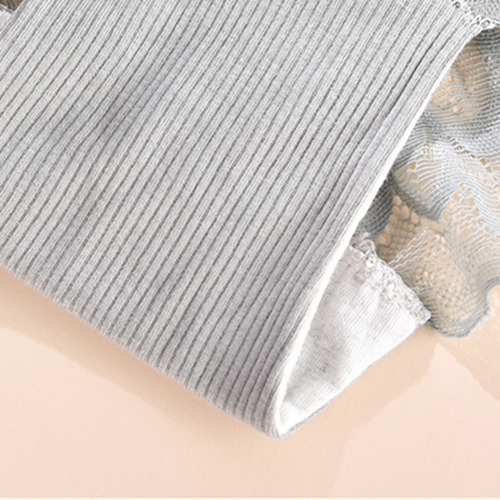 O Ropa Interior De Encaje A Media Cintura Para Mujer, Talla