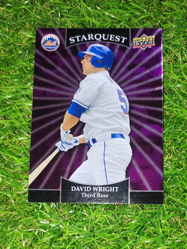 Cv David Wright 2009 Upper Deck Starquest Foil Purple 