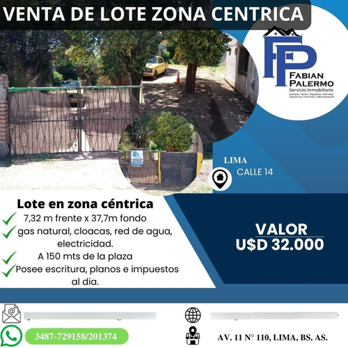 Lote Zona Céntrica Lima