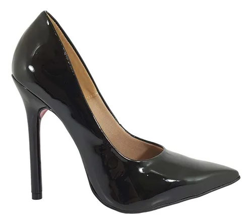 Sapato alto hot sale verniz