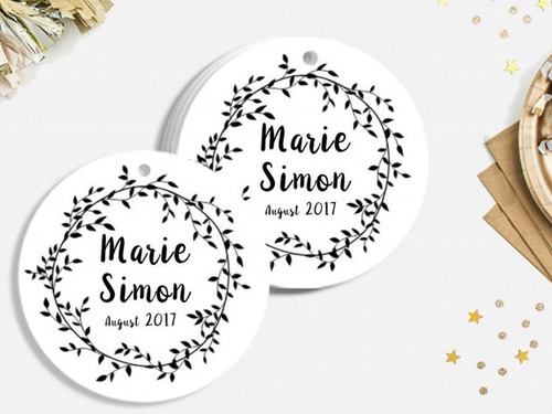 Etiquetas Personalizadas Para Bodas, Baby Shower Tags