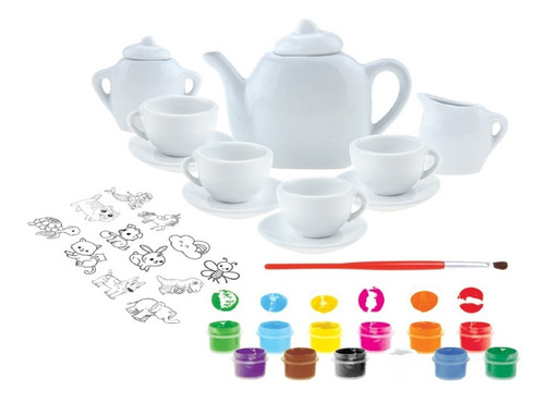 Imagen 2 de 3 de Pinta Tu Juego De Té - Mi Alegría