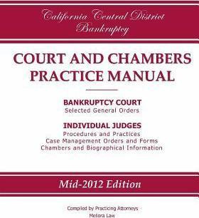 Libro California Central District Bankruptcy Court And Ch...