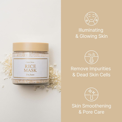 Mascarilla Facial Exfoliante Suave De 100 Ml Con Extracto De