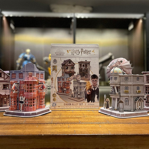 Imagen 6 de 9 de Harry Potter Callejón Diagon Alley Rompecabezas 3d