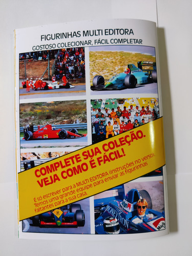Álbum F1 - 1990 Fórmula 1 - Multi Editora