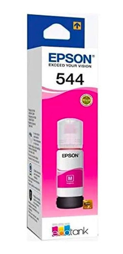 Botella De Tinta Ecofit Epson T544320 Color Magenta Compatib