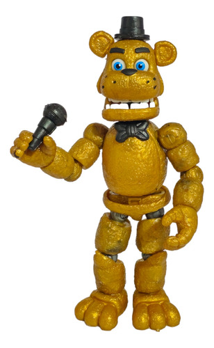 Figura Freddy Golden Five Nights At Freddy's Sonido Y Luz 