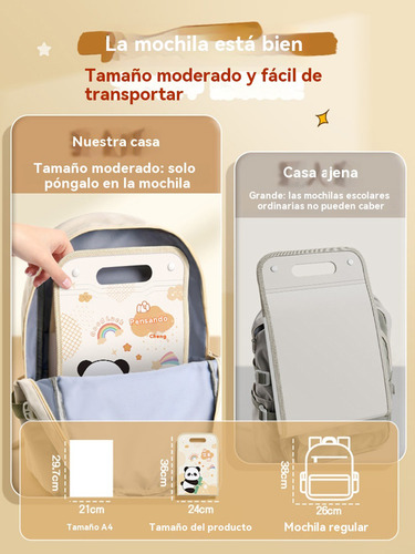 Carpeta Portátil Para Estudiantesdegrancapacidad De Papel A4
