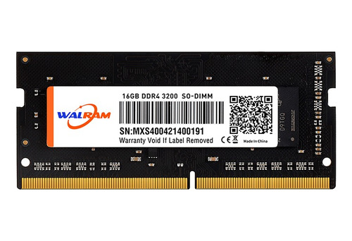 Memoria Ram Walram Gamer 16 Gb Ddr4 Pc4-25600s 3200 Mhz, Neg