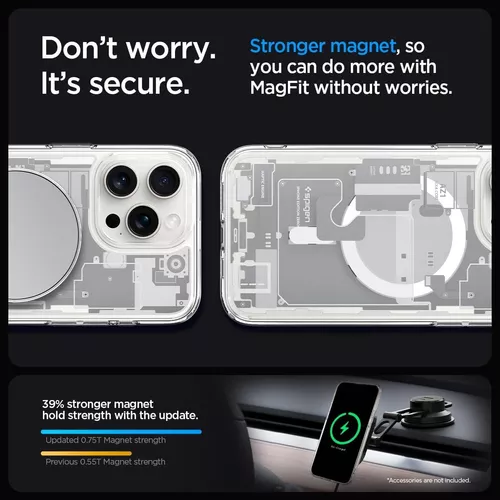 Funda Spigen Ultra Hybrid Magfit Para iPhone 15 Pro Plus Max