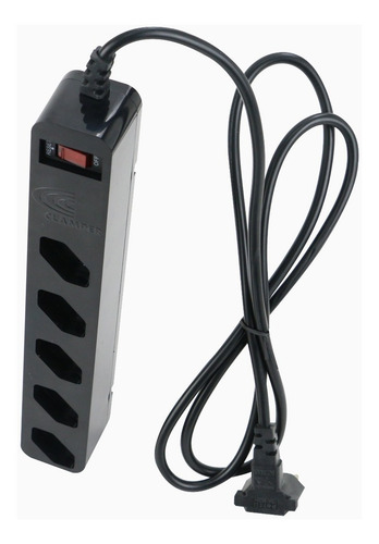 Filtro Linha 10 Amperes 5 Tomadas Bivolt 1270 2200w Disjunto