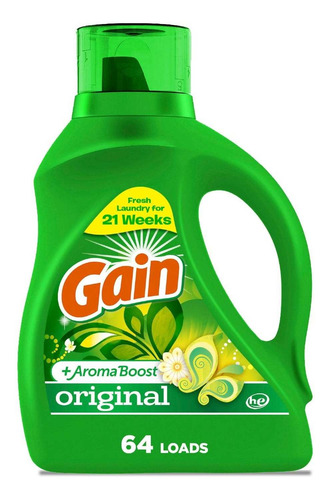 Gain Detergente Líquido Concentrado Original 2,72 L