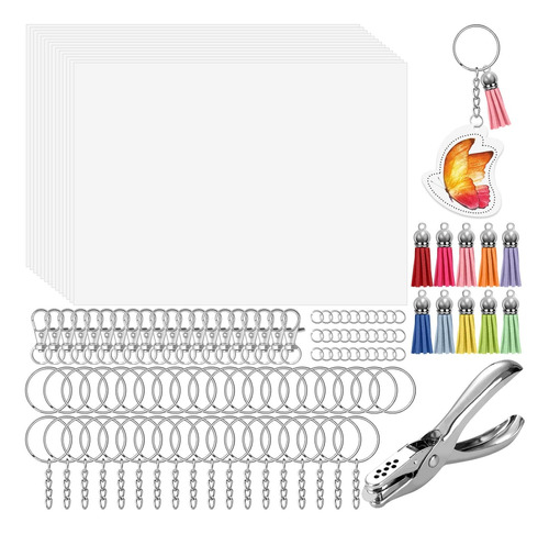 Cridoz Kit De Llavero De 162 Hojas Retráctiles, Que Incluye