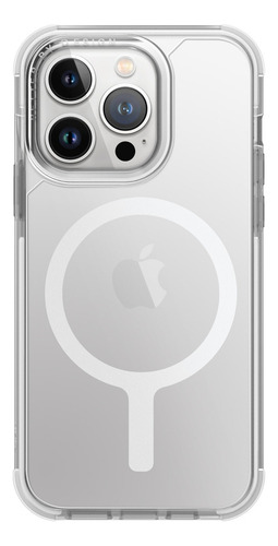 Carcasa Compatible con Magsafe Para iPhone 15 Pro - Marca Uniq Modelo Combat - Color Blanco