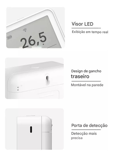 Sensor Temperatura/umidade Lcd Tuya