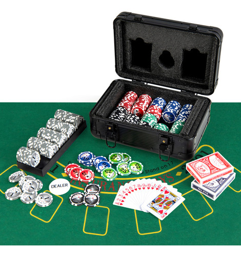 Juego De Fichas De Póquer Texas Holdem Con 300 Fichas Gpl