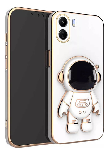 Funda Para Xiaomi Poco C65 Galvanoplastia Silicona Astronaut